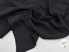 MAILLE DOUBLE ÉTOFFE STRETCH NOIRE - coupon de tissu de 3 mètres - My Little Coupon - tissu - coudre