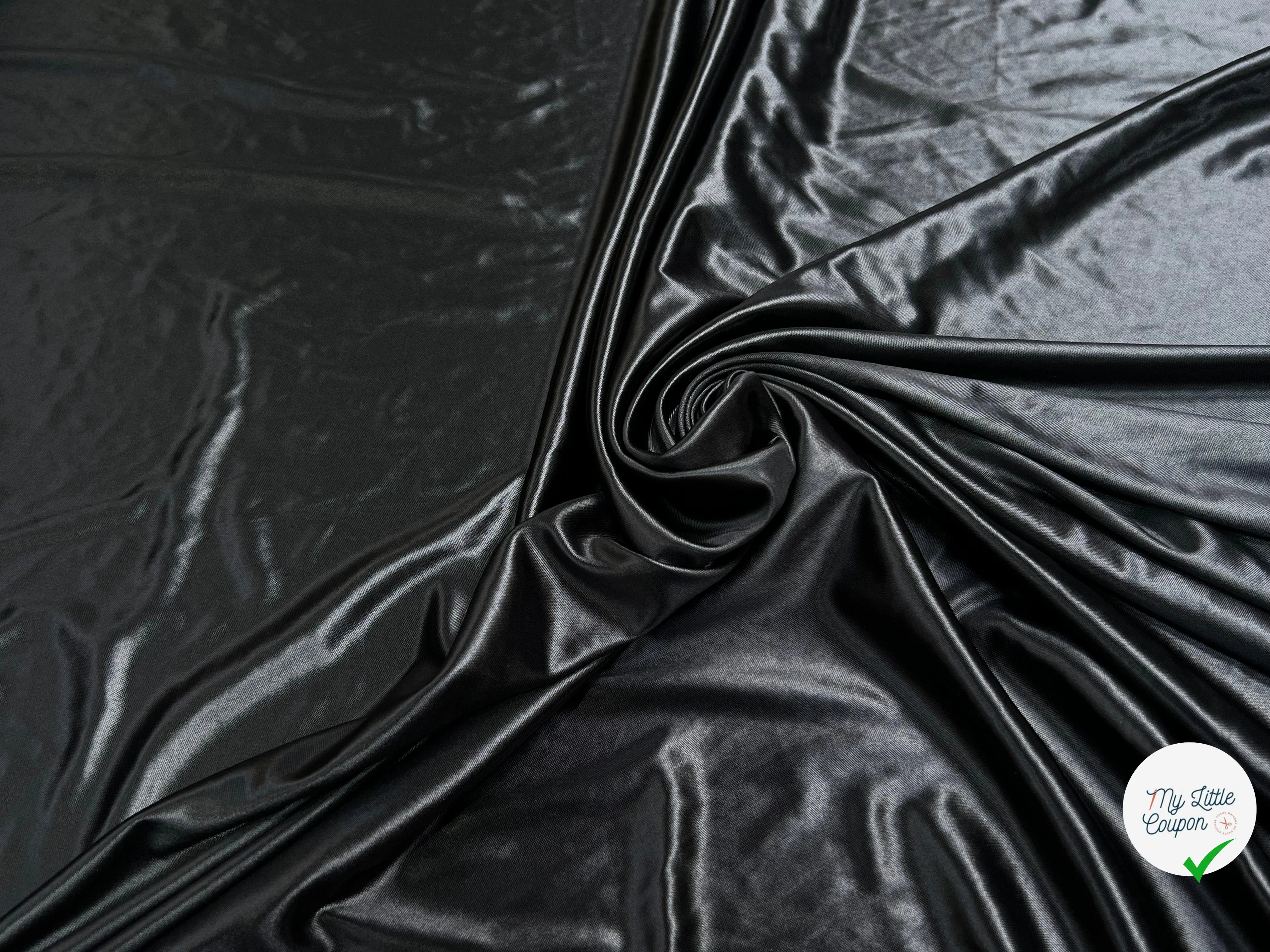 MAILLE EFFET CUIR FROIDE ET SOUPLE NOIR - My Little Coupon