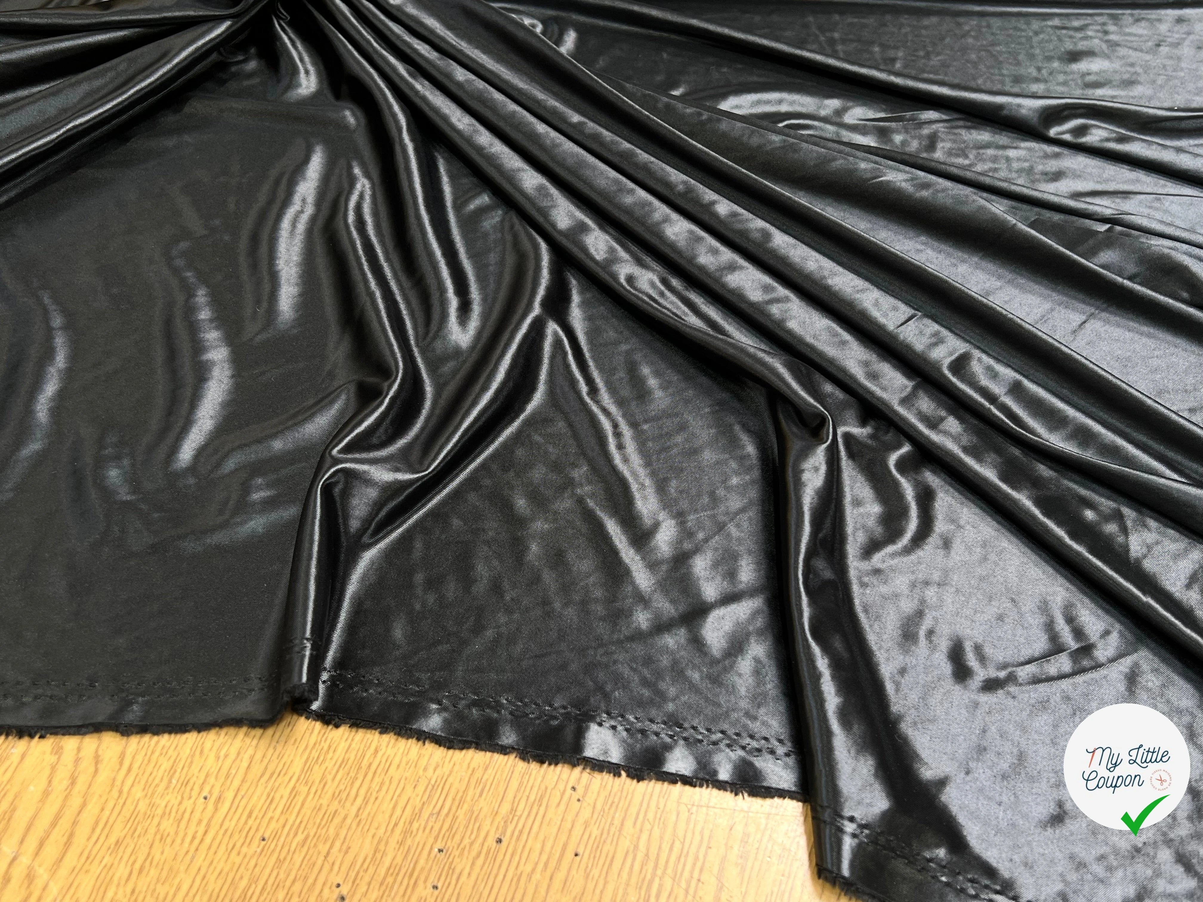 MAILLE EFFET CUIR FROIDE ET SOUPLE NOIR - My Little Coupon