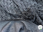 MAILLE EFFET GRUNGE MOUCHETÉE NOIR&BLANC - My Little Coupon