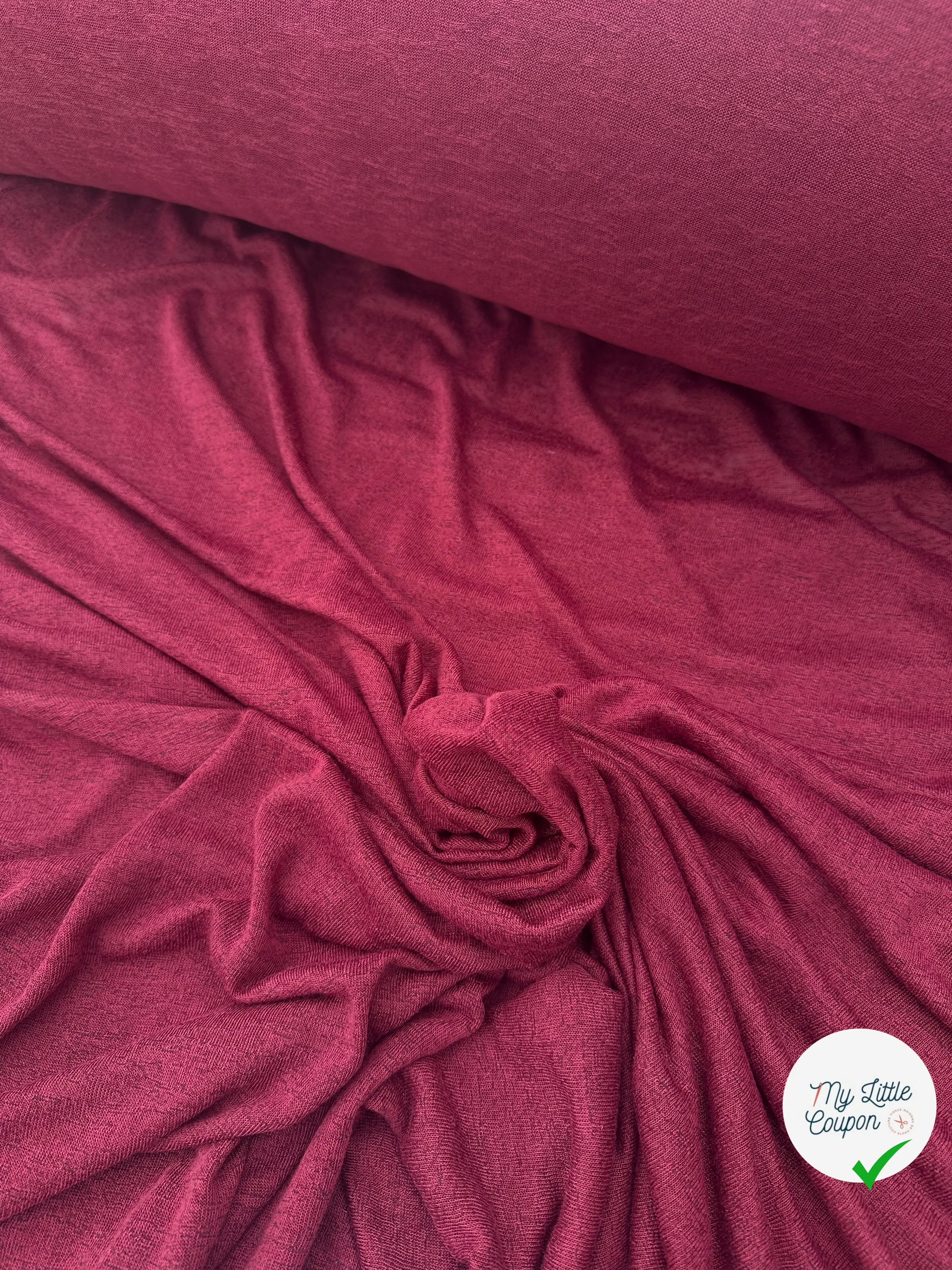 MAILLE EFFET LIN CHIC BORDEAUX & MAILLE EFFET LIN BEIGE - My Little Coupon