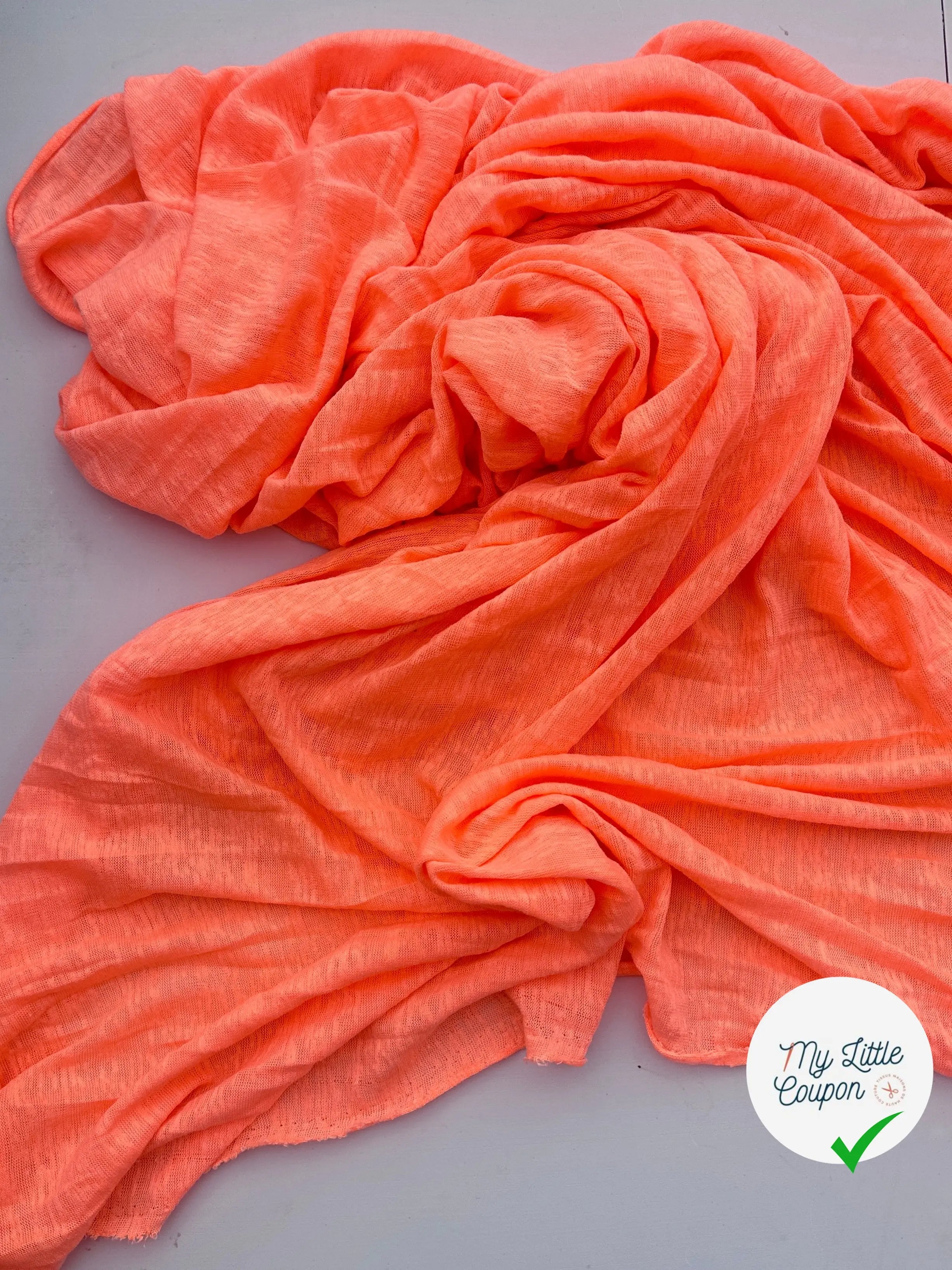 MAILLE EFFET LIN CHIC ORANGE FLASHY MLC INTERN