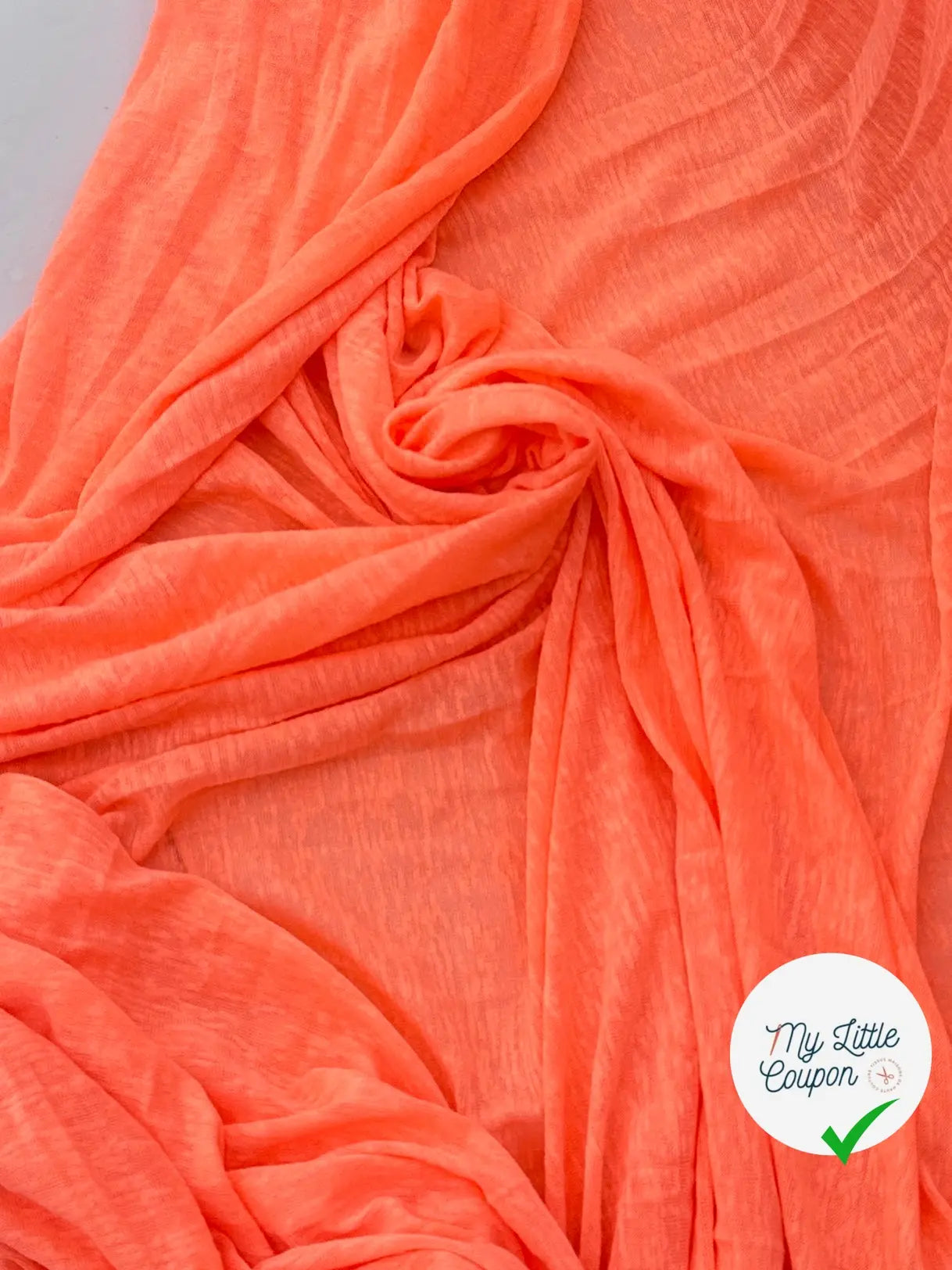 MAILLE EFFET LIN CHIC ORANGE FLASHY MLC INTERN