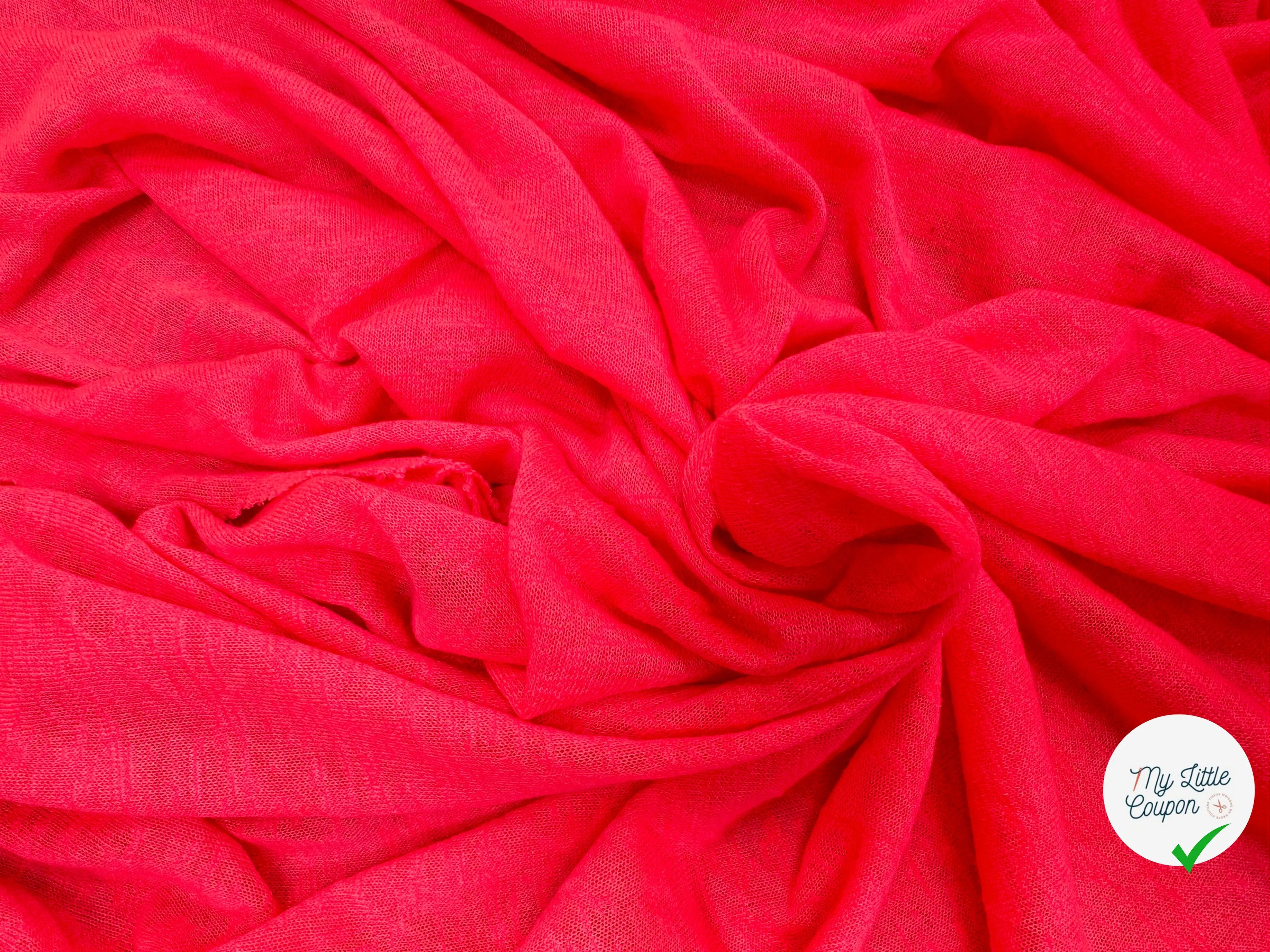 MAILLE EFFET LIN CHIC ROSE PAMPLEMOUSSE FLASHY MLC INTERN