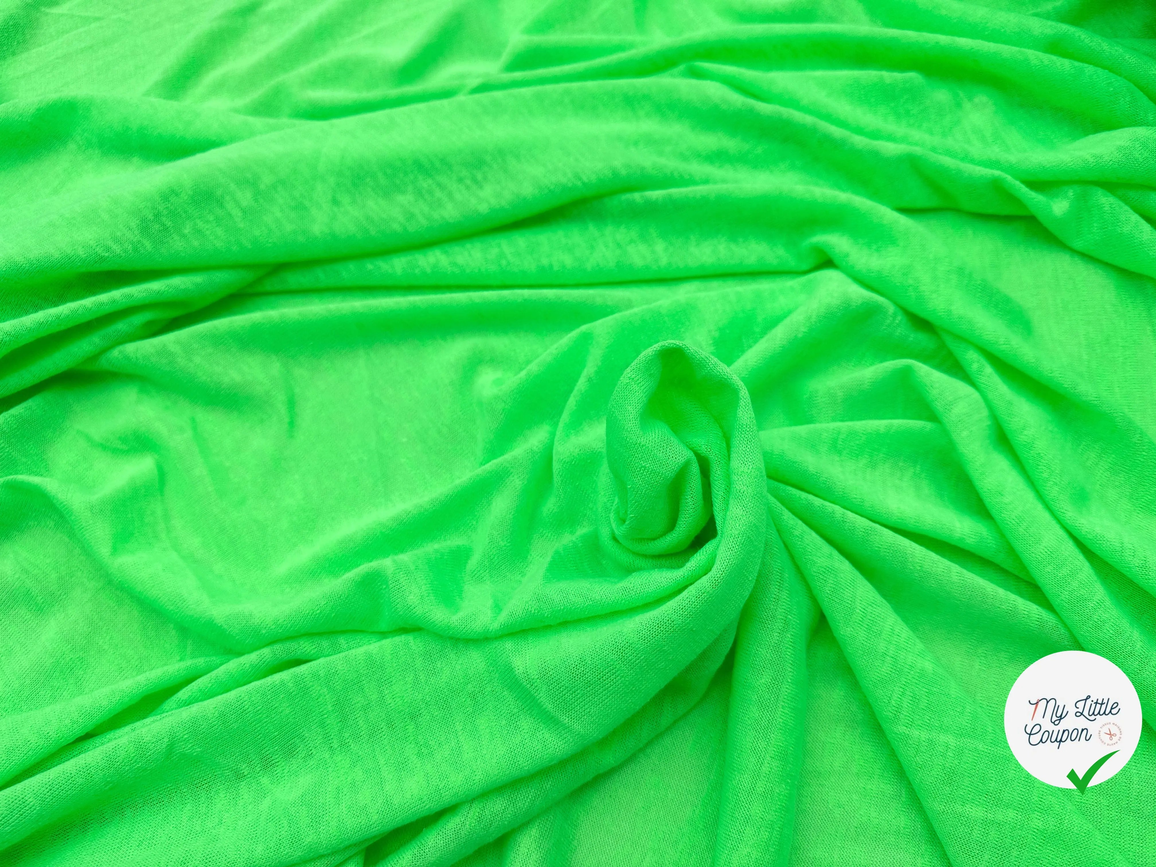 MAILLE EFFET LIN ORANGE & MAILLE EFFET LIN VERT FLASHY - My Little Coupon