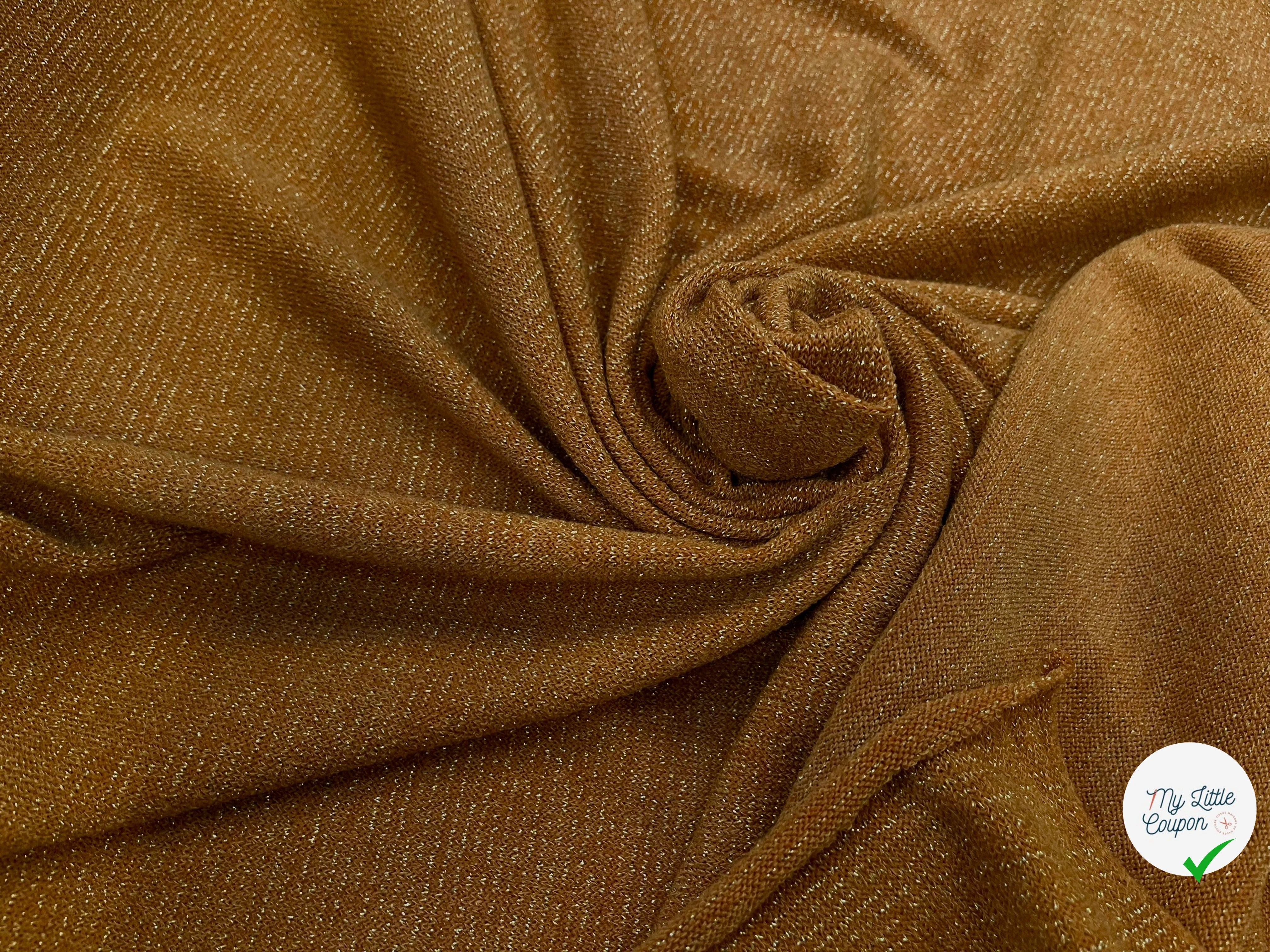 MAILLE FÊTE LÉGÈREMENT BRILLANTE MOUTARDE - My Little Coupon