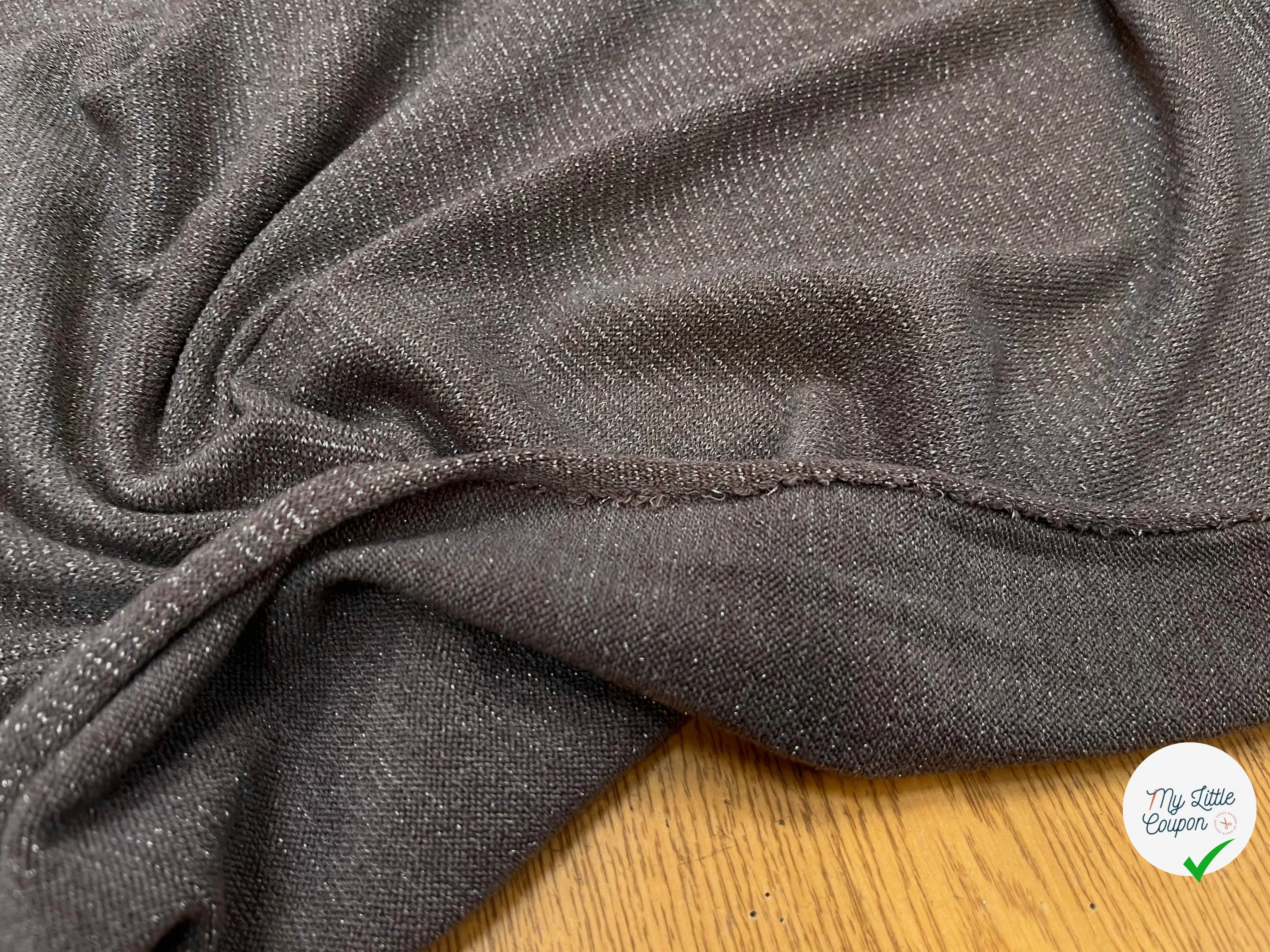 MAILLE FÊTE TAUPE LÉGÈREMENT BRILLANTE - My Little Coupon