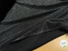 MAILLE FÊTE ULTRA STRETCH BRILLANT BLACK SILVER - My Little Coupon