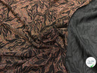 MAILLE FÊTE ULTRA STRETCH BRILLANT FLORAL POLY MULTICOLOR ORANGE - My Little Coupon