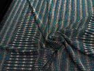 MAILLE FÊTE ULTRA STRETCH BRILLANT POLY INTERLOCK TURQUOISE/RED - My Little Coupon