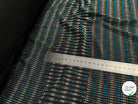 MAILLE FÊTE ULTRA STRETCH BRILLANT POLY INTERLOCK TURQUOISE/RED - My Little Coupon