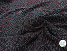 MAILLE FÊTE ULTRA STRETCH BRILLANT POLY MULTICOL FEU D'ARTIFICE ROUGE CANARD - My Little Coupon