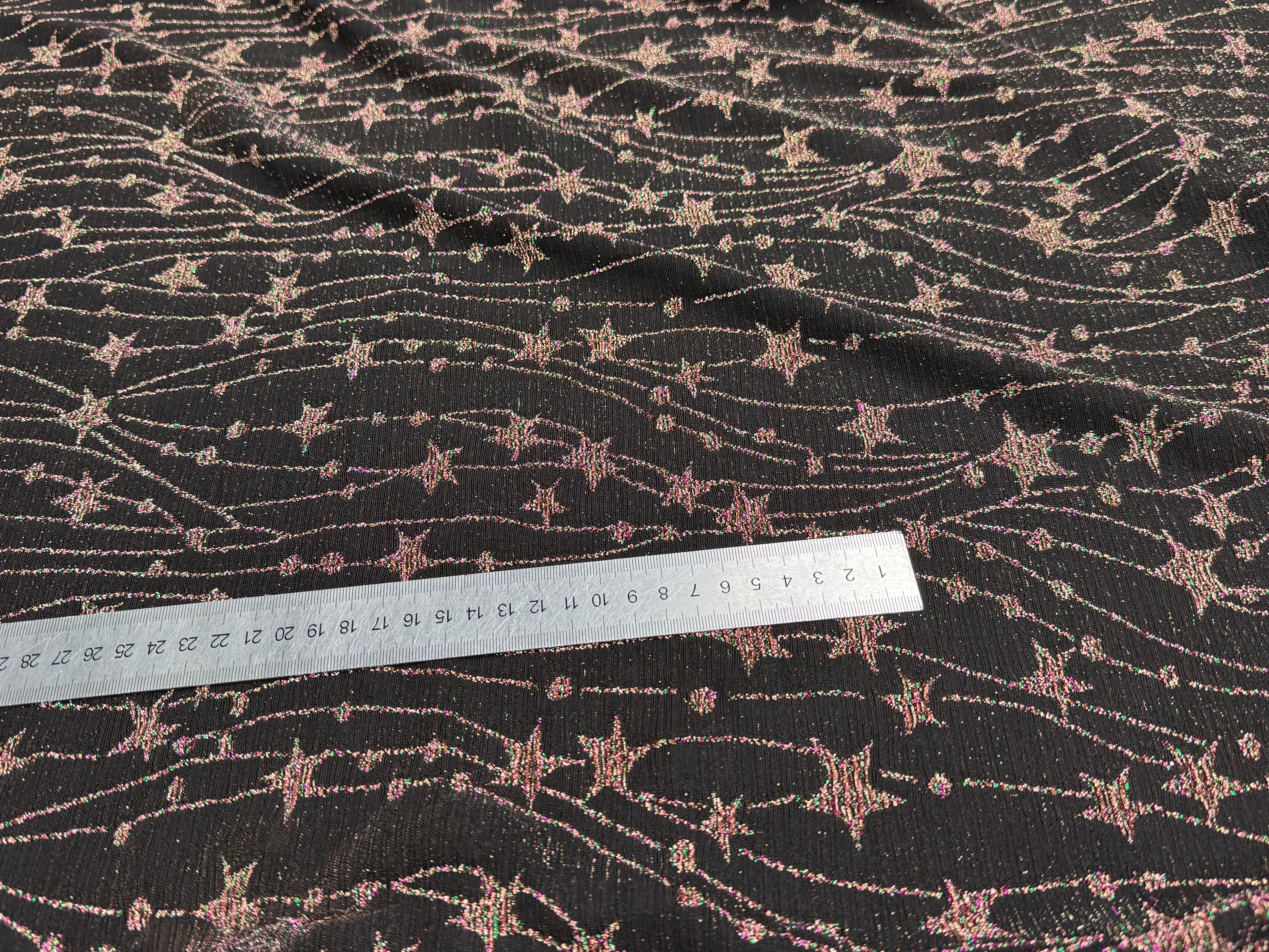 MAILLE FÊTE ULTRA STRETCH BRILLANT FEU D'ARTIFICE POLY MULTICOL VIOLET AS HANGER - My Little Coupon