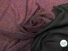 MAILLE FÊTE ULTRA STRETCH BRILLANT POLY MULTICOL INTERLOCK ORANGE - My Little Coupon