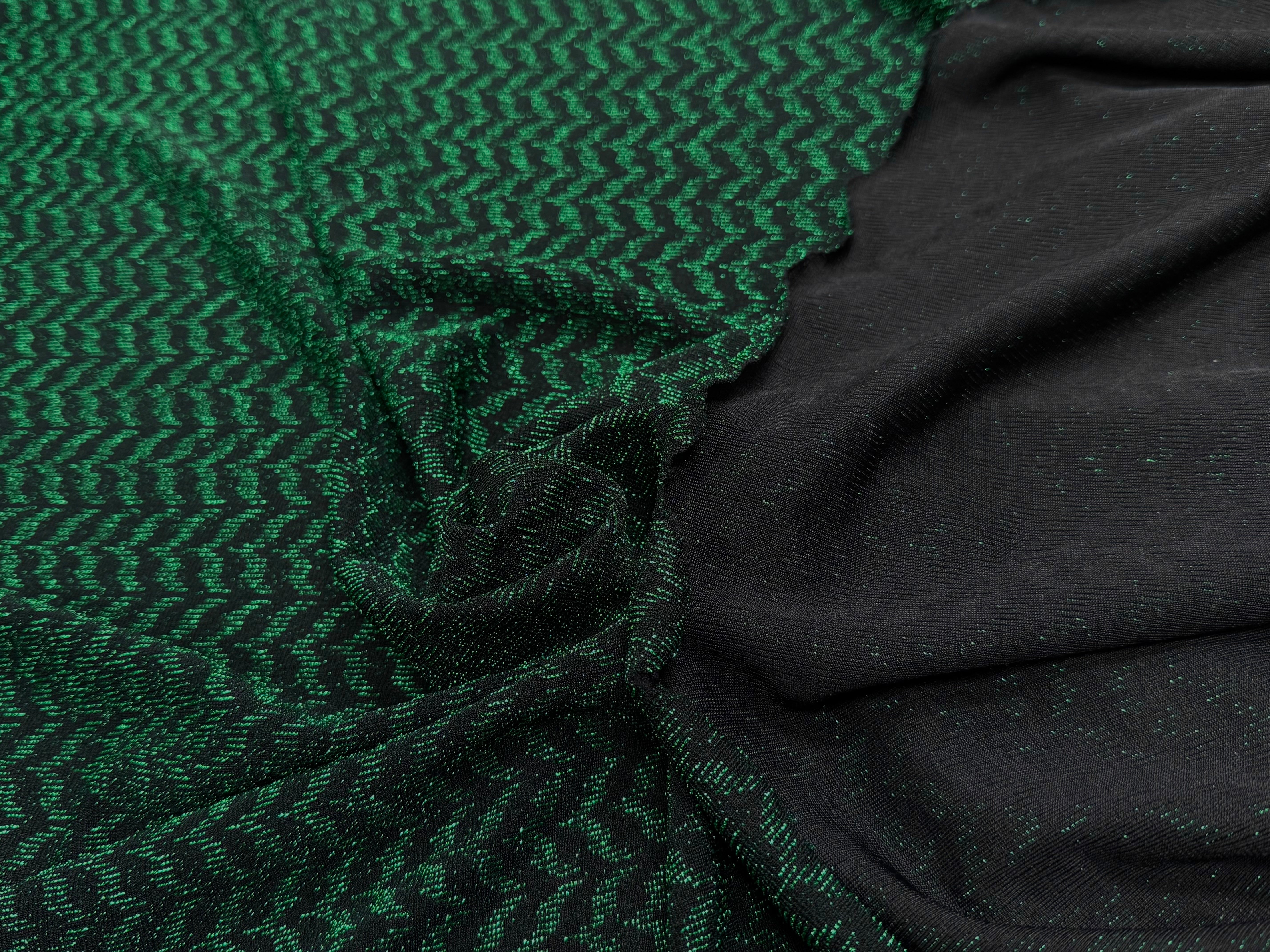 MAILLE FÊTE ULTRA STRETCH BRILLANT VERT - My Little Coupon