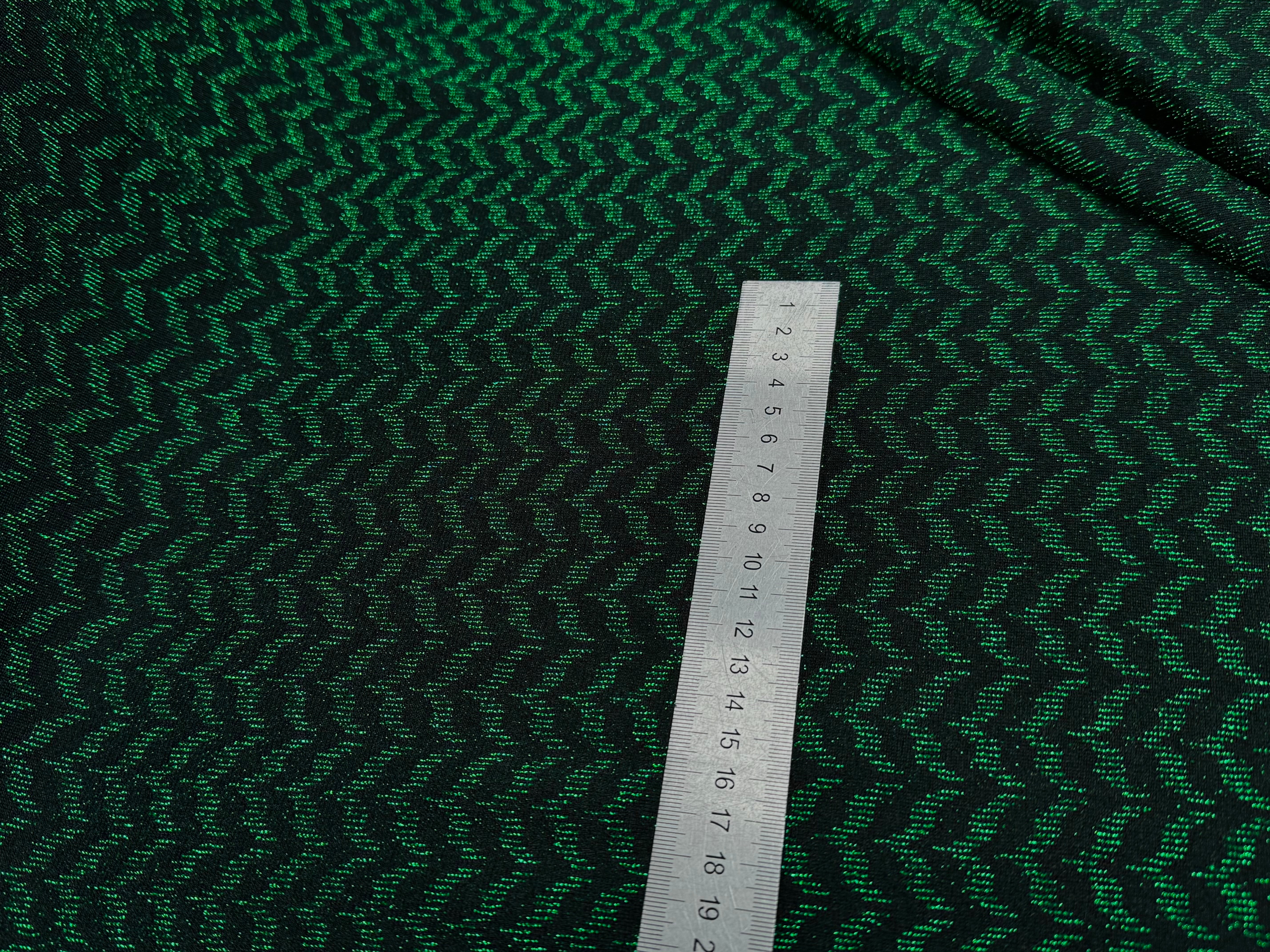 MAILLE FÊTE ULTRA STRETCH BRILLANT VERT - My Little Coupon