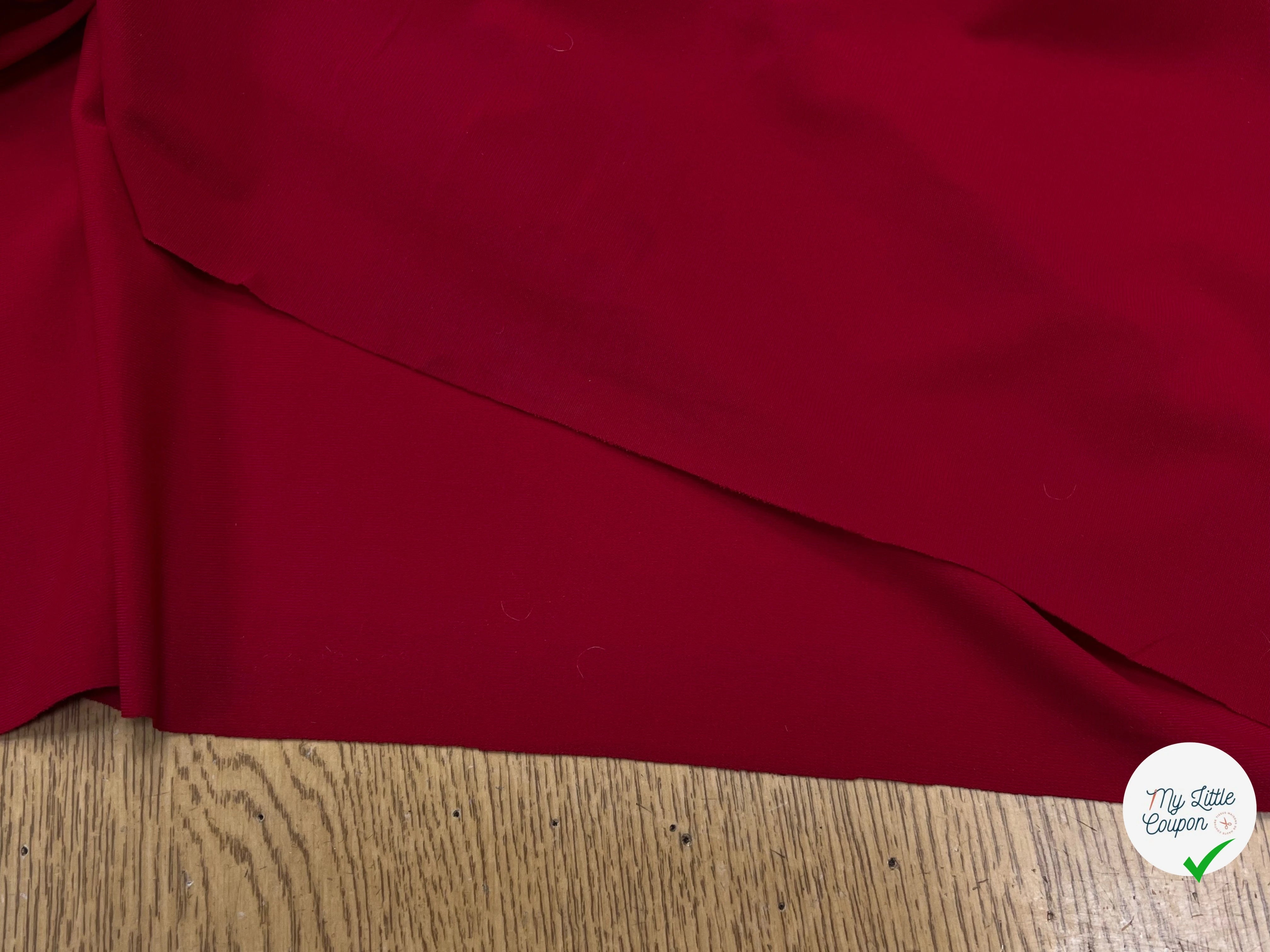 MAILLE FROIDE ULTRA STRETCH ROUGE 145CM - My Little Coupon