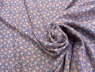 MAILLE GRATTÉE JACQUARD FLEURS ROSE PÂLE FOND BLEU - My Little Coupon