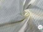 MAILLE JACQUARD BLANC MOTIF GÉOMETRIQUE - My Little Coupon