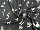 MAILLE JACQUARD ESPRIT MILANO IMPRIMÉ PINGOUINS GRIS ANTHRACITE - My Little Coupon