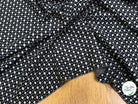 MAILLE JACQUARD ESPRIT MILANO MOTIF POIS ÉCRU FOND BLEU MARINE - My Little Coupon