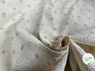 MAILLE JACQUARD GAUFRÉE PETITES FLEURS ROSES - My Little Coupon