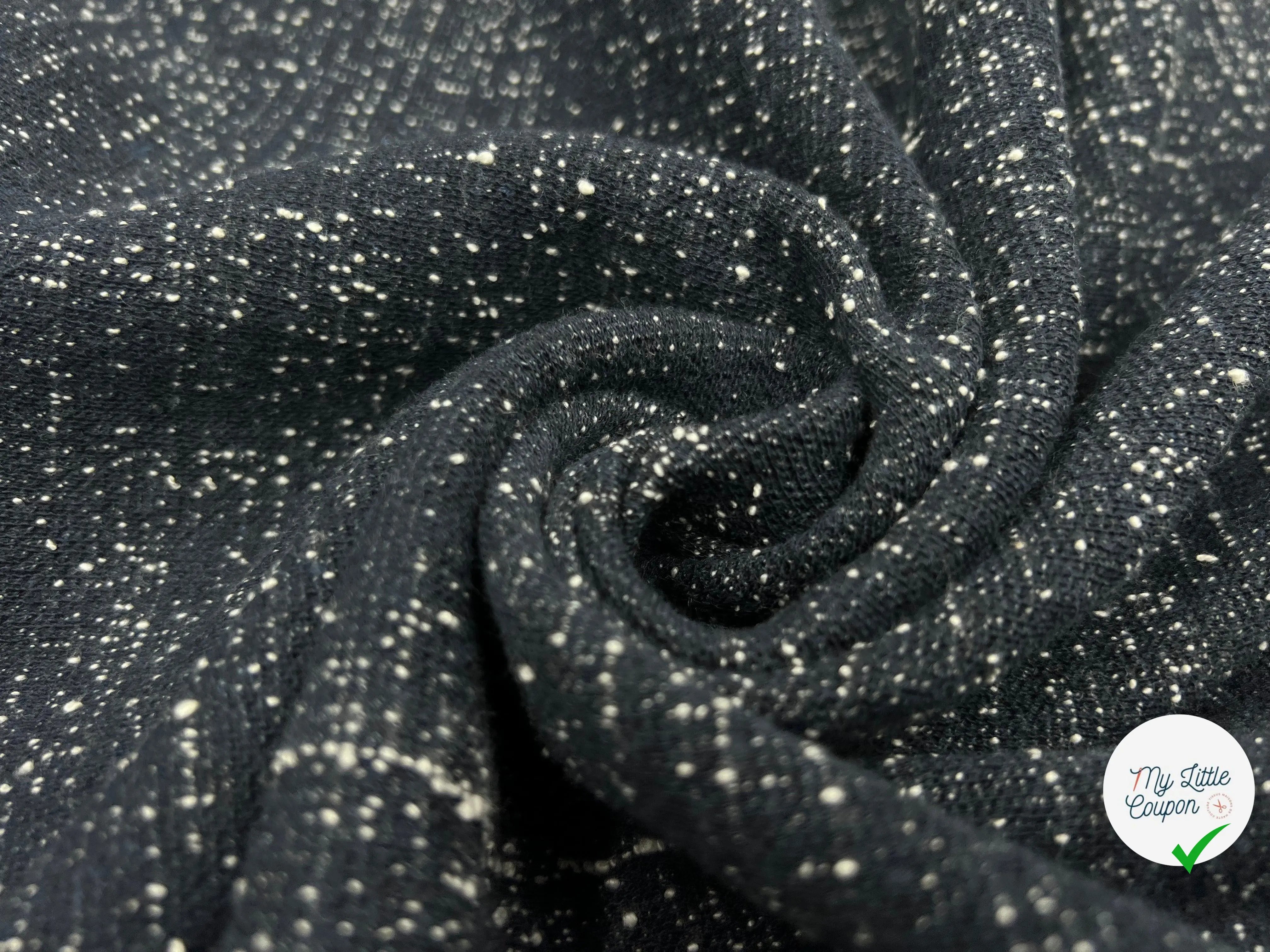 MAILLE JACQUARD ONDES HERTZIENNES - My Little Coupon - tissu - coudre