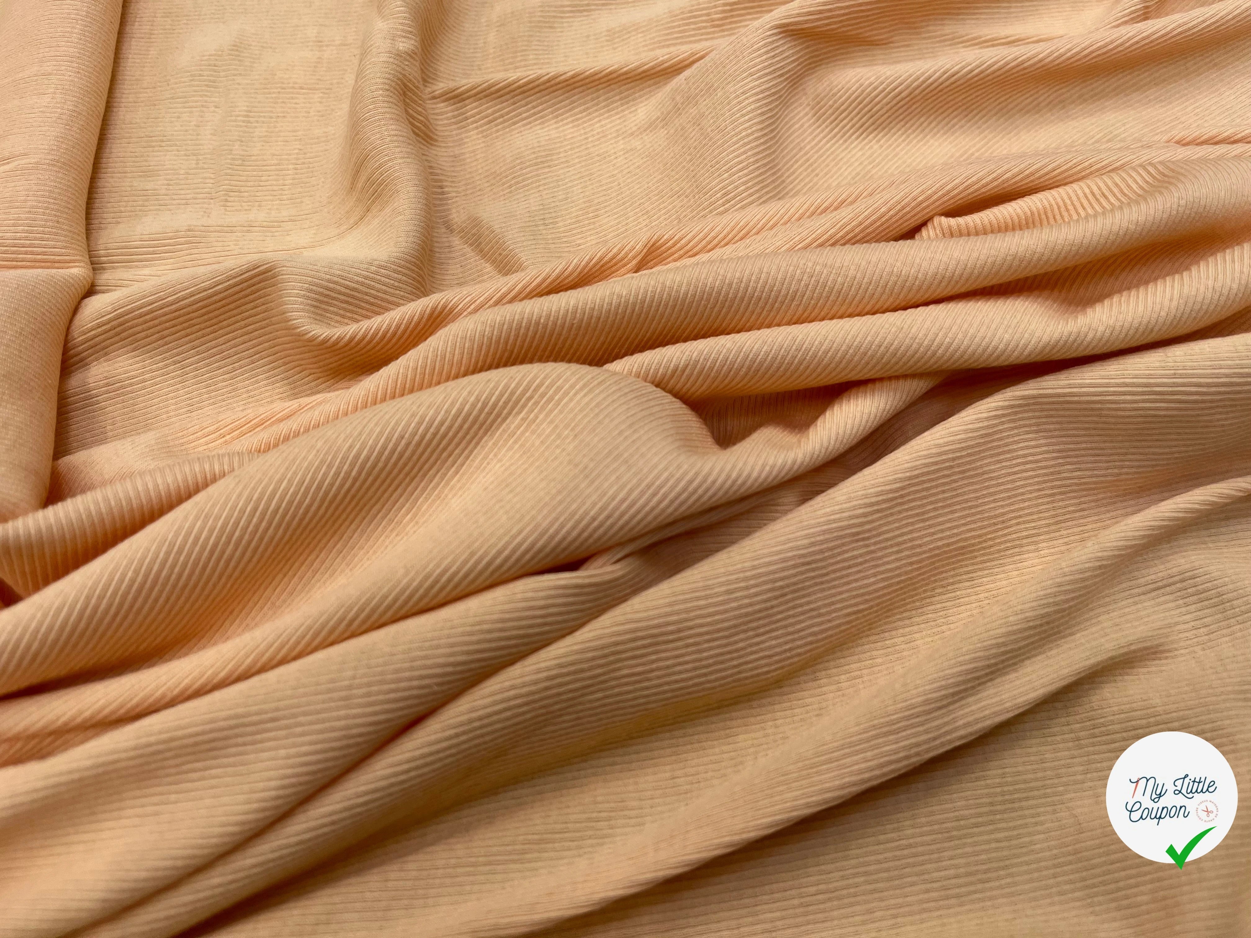 MAILLE LEGÈREMENT COTELLÉ LÉGER 105CM LIGHT SUNSET STRETCH - My Little Coupon