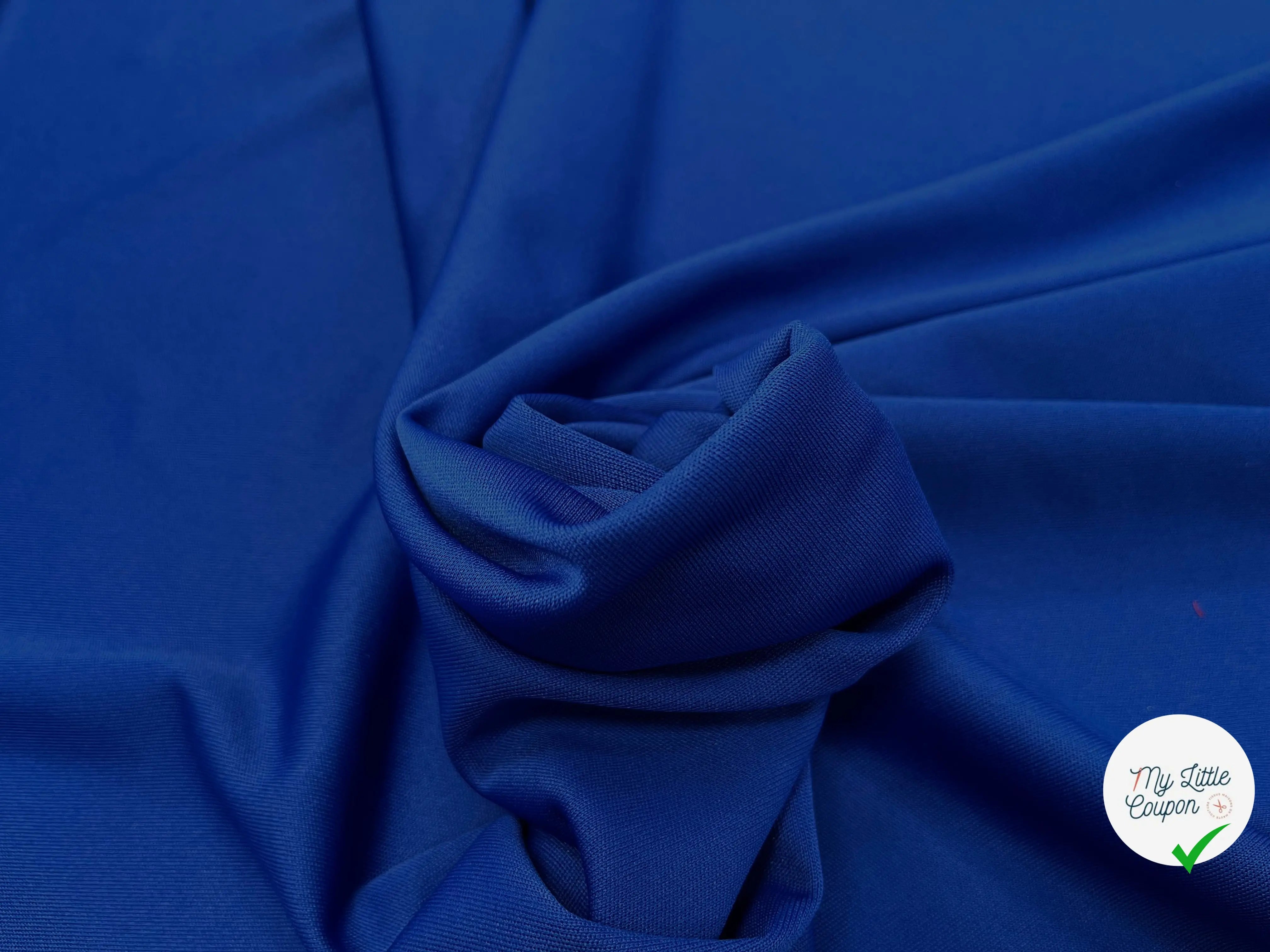 MAILLE LOURD UNI BLEU - My Little Coupon