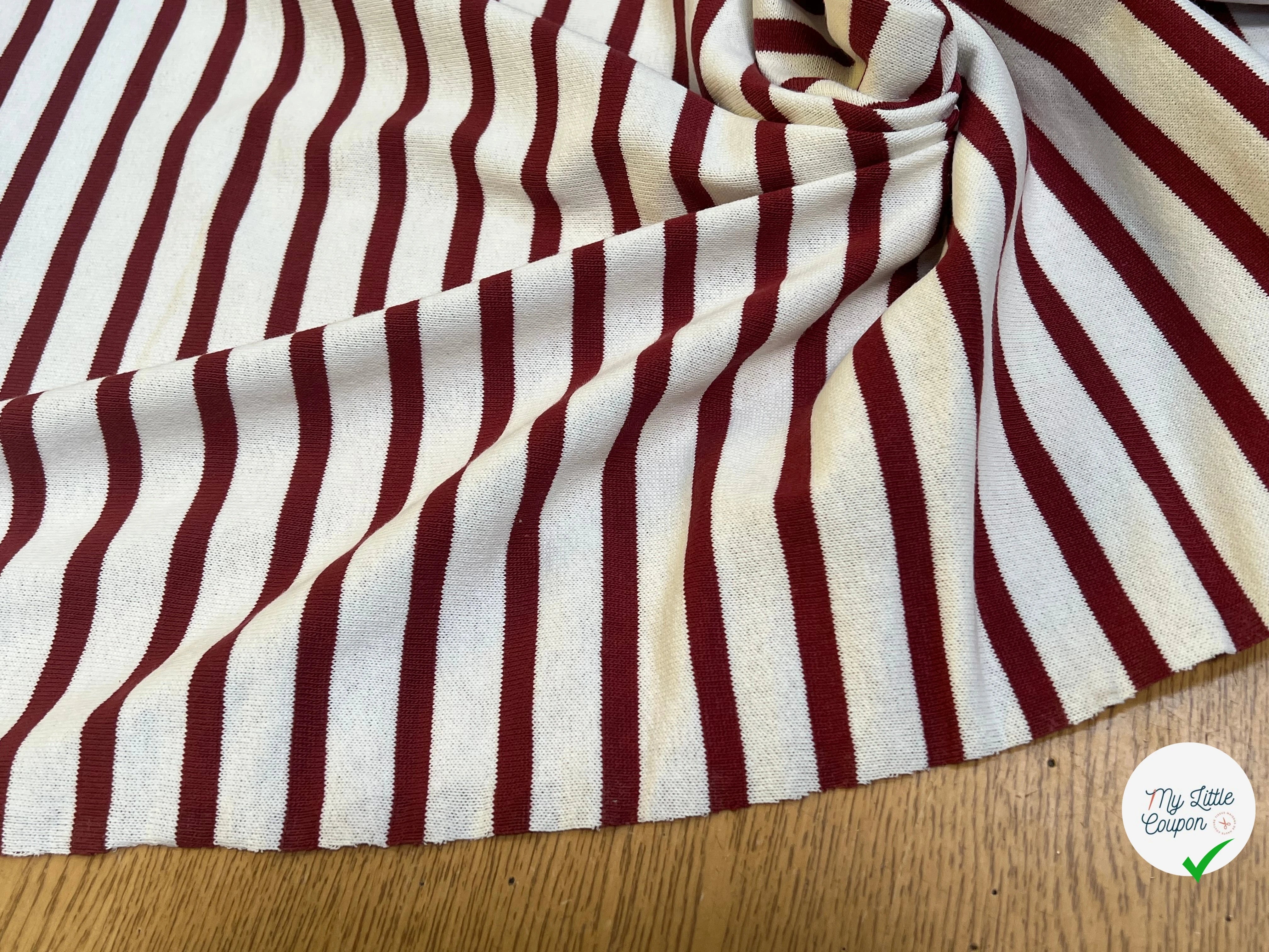 MAILLE LOURDE 100% COTON NEIGE/TERRACOTA - My Little Coupon