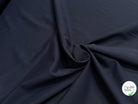 MAILLE LOURDE 100% POLYAMIDE STRETCH LÉGÈREMENT SATINÉ BLEU MARINE - My Little Coupon