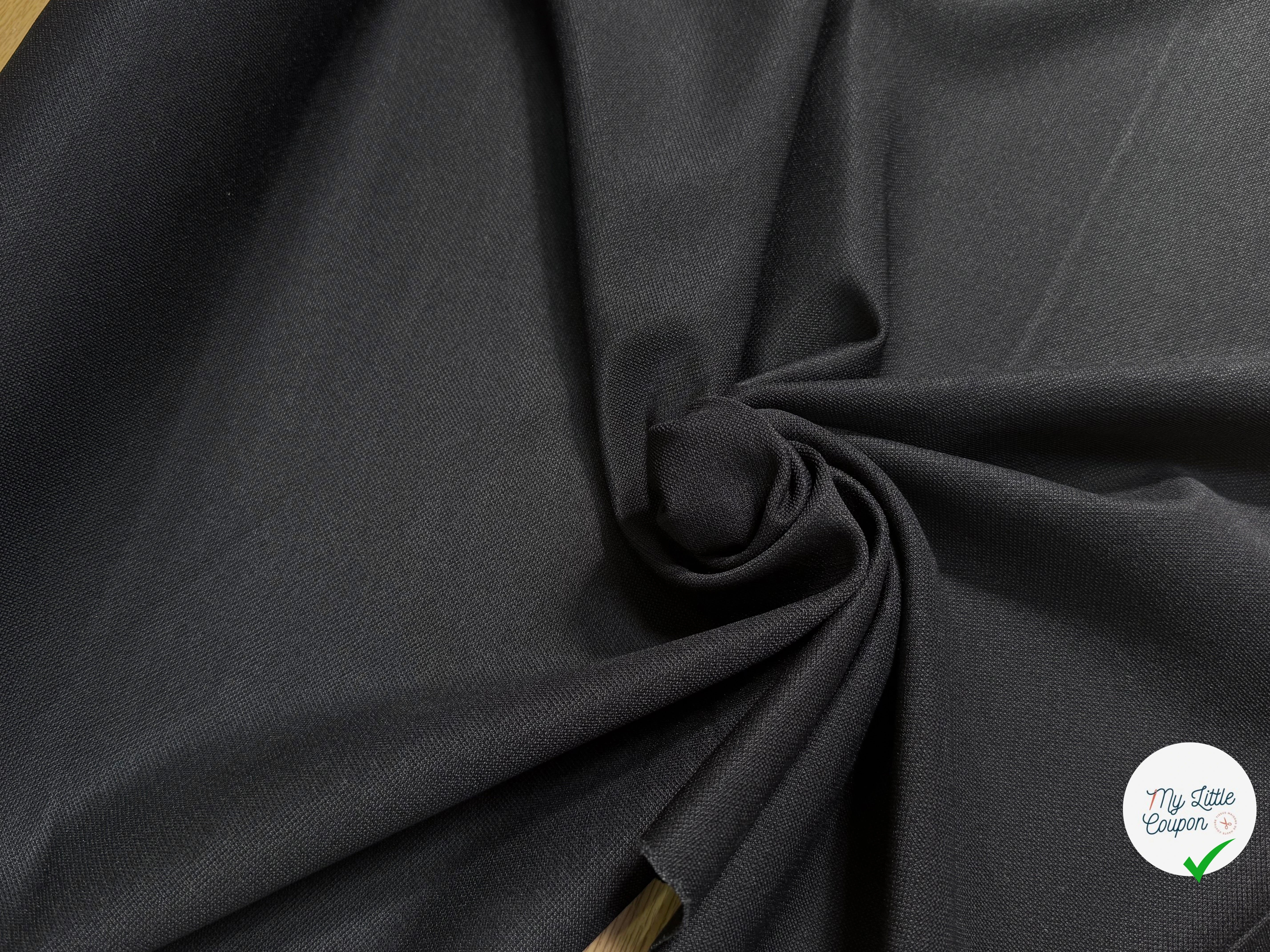 MAILLE LOURDE 76% VISCOSE ASPECT CREPE 5% ÉLASTHANNE TENUE LOURDE - My Little Coupon