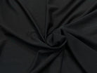 MAILLE LOURDE 76% VISCOSE ULTRA STRETCH NOIR LÈGEREMENT SATINÉ ASPECT PIQUÉ - My Little Coupon