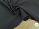 MAILLE LOURDE ASPECT PEACHSKIN NOIR ULTRA STRETCH 22% POLYAMIDE - My Little Coupon