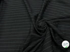 MAILLE LOURDE BELLE TENUE NOIR RAYURES - My Little Coupon