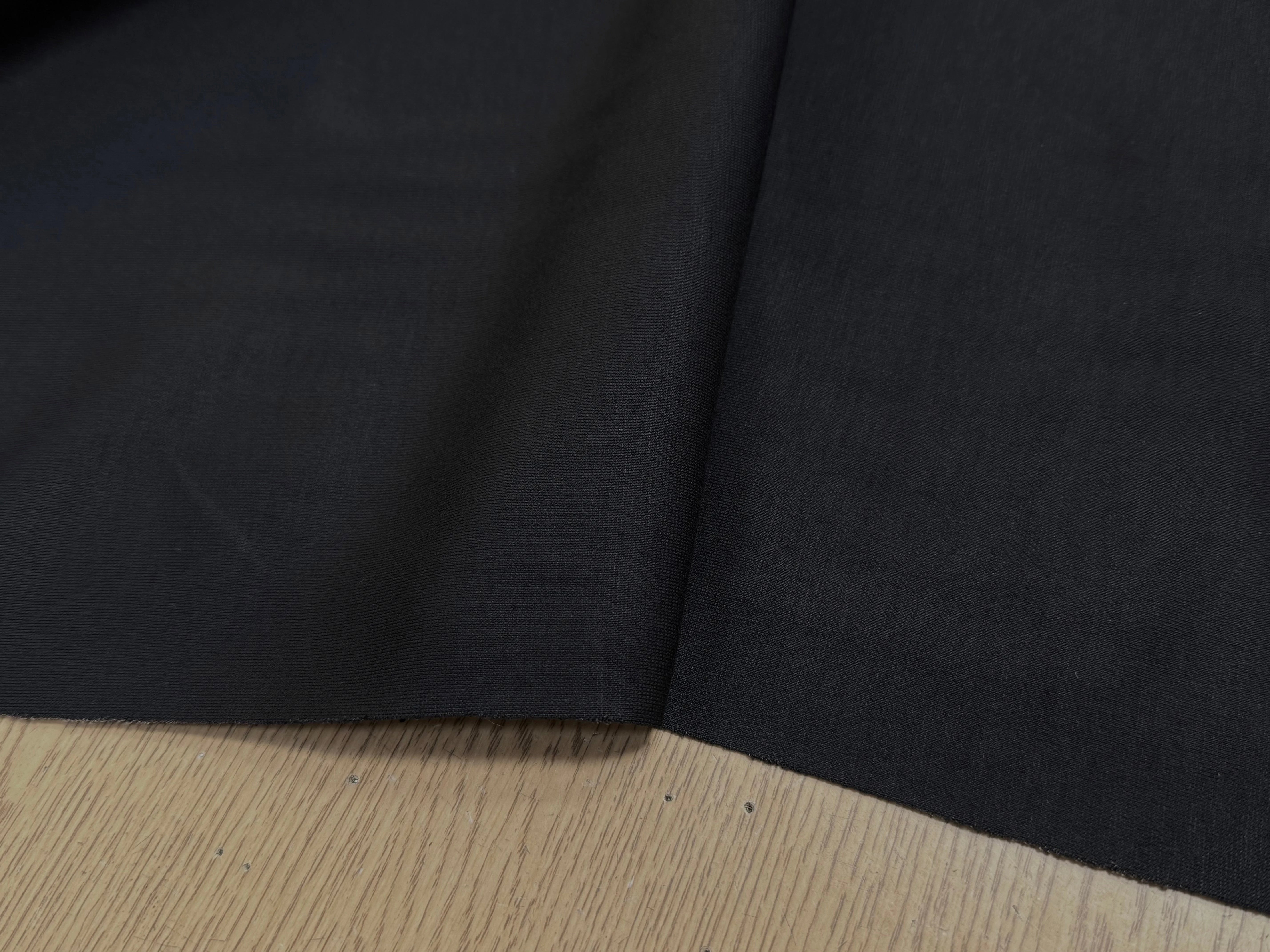 MAILLE LOURDE COTON NOIR TRÈS BELLE TENUE - My Little Coupon