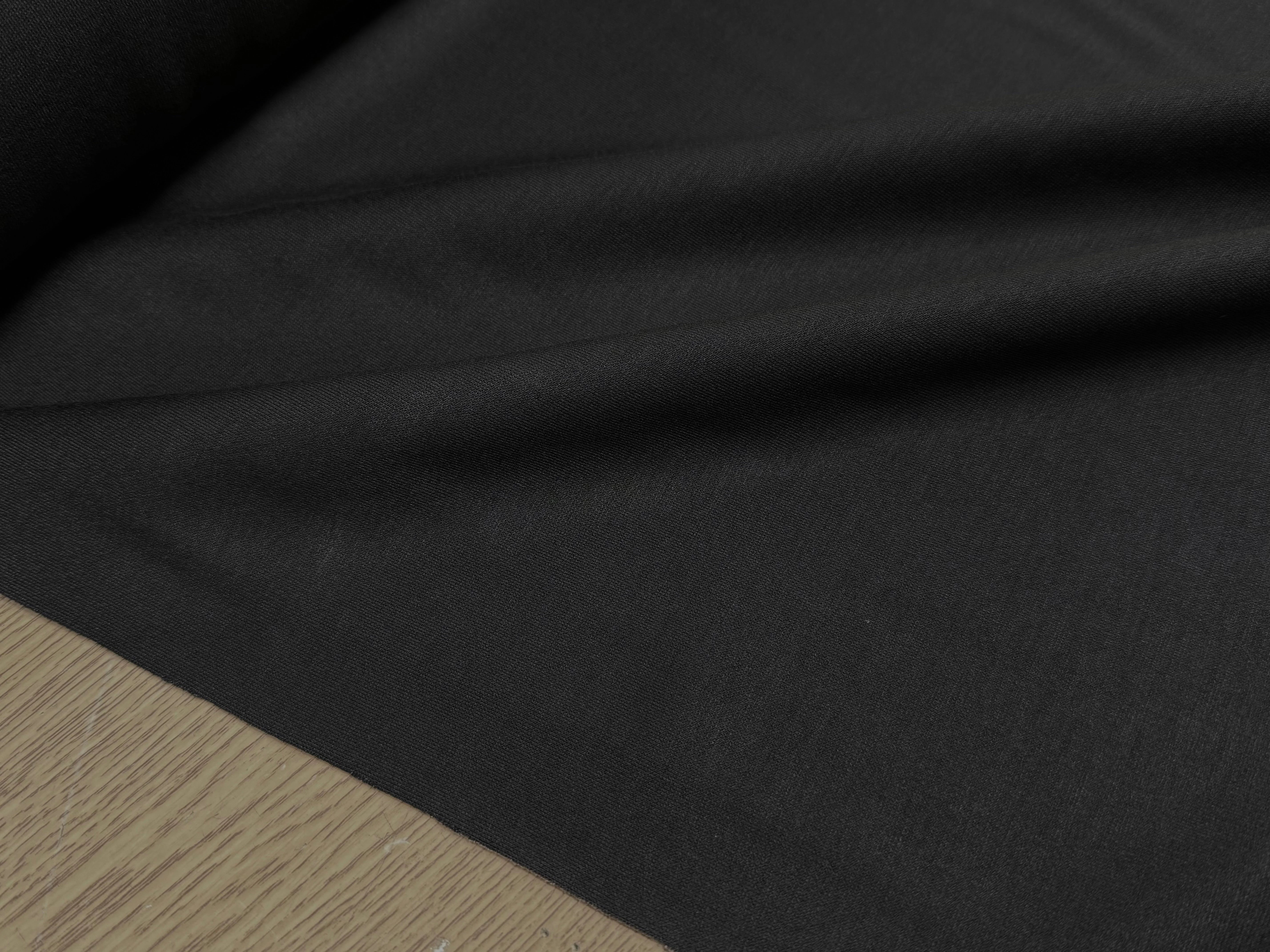 MAILLE LOURDE COTON NOIR TRÈS BELLE TENUE - My Little Coupon