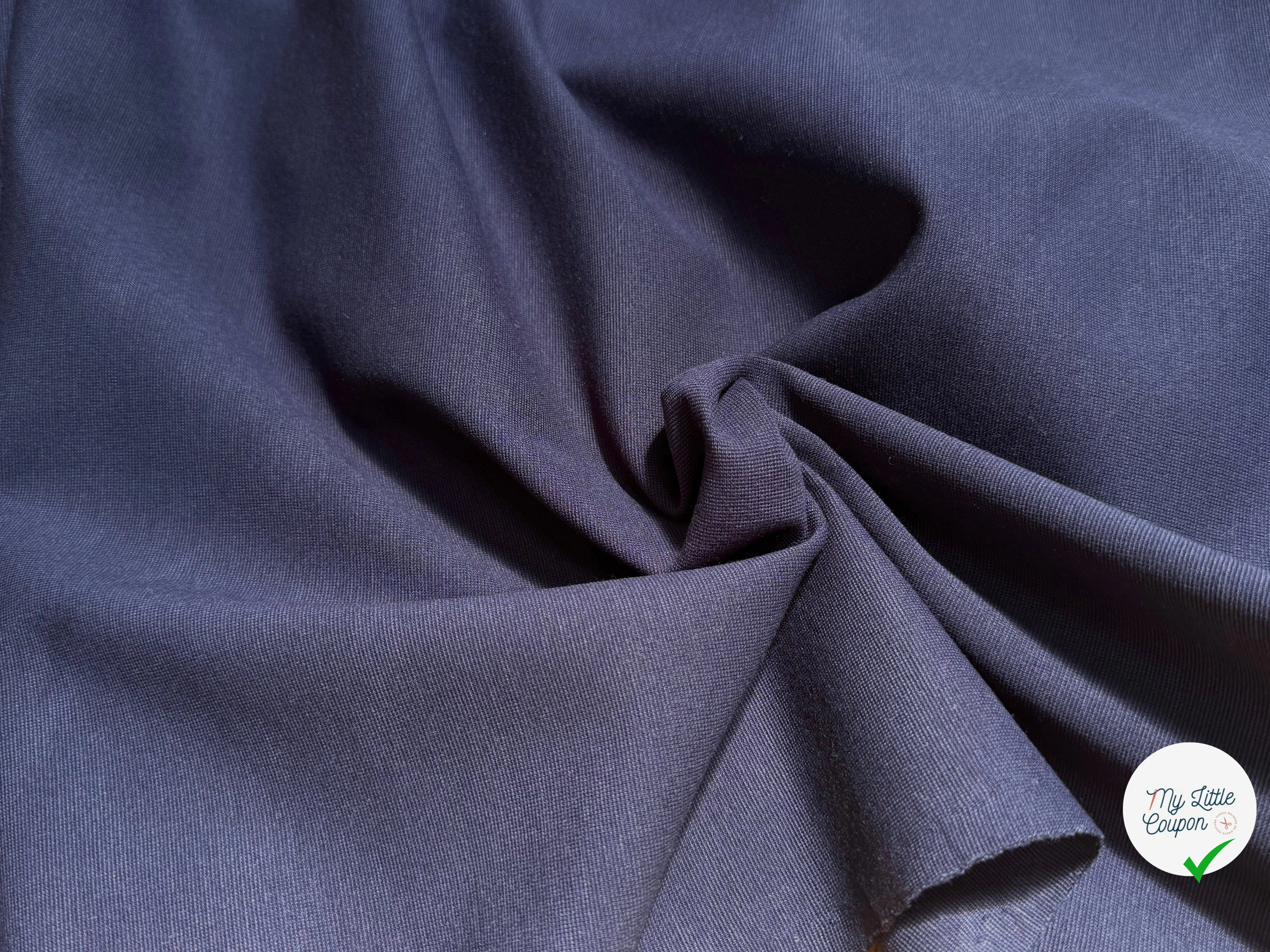 MAILLE LOURDE COTON ULTRA STRETCH MARINE - My Little Coupon