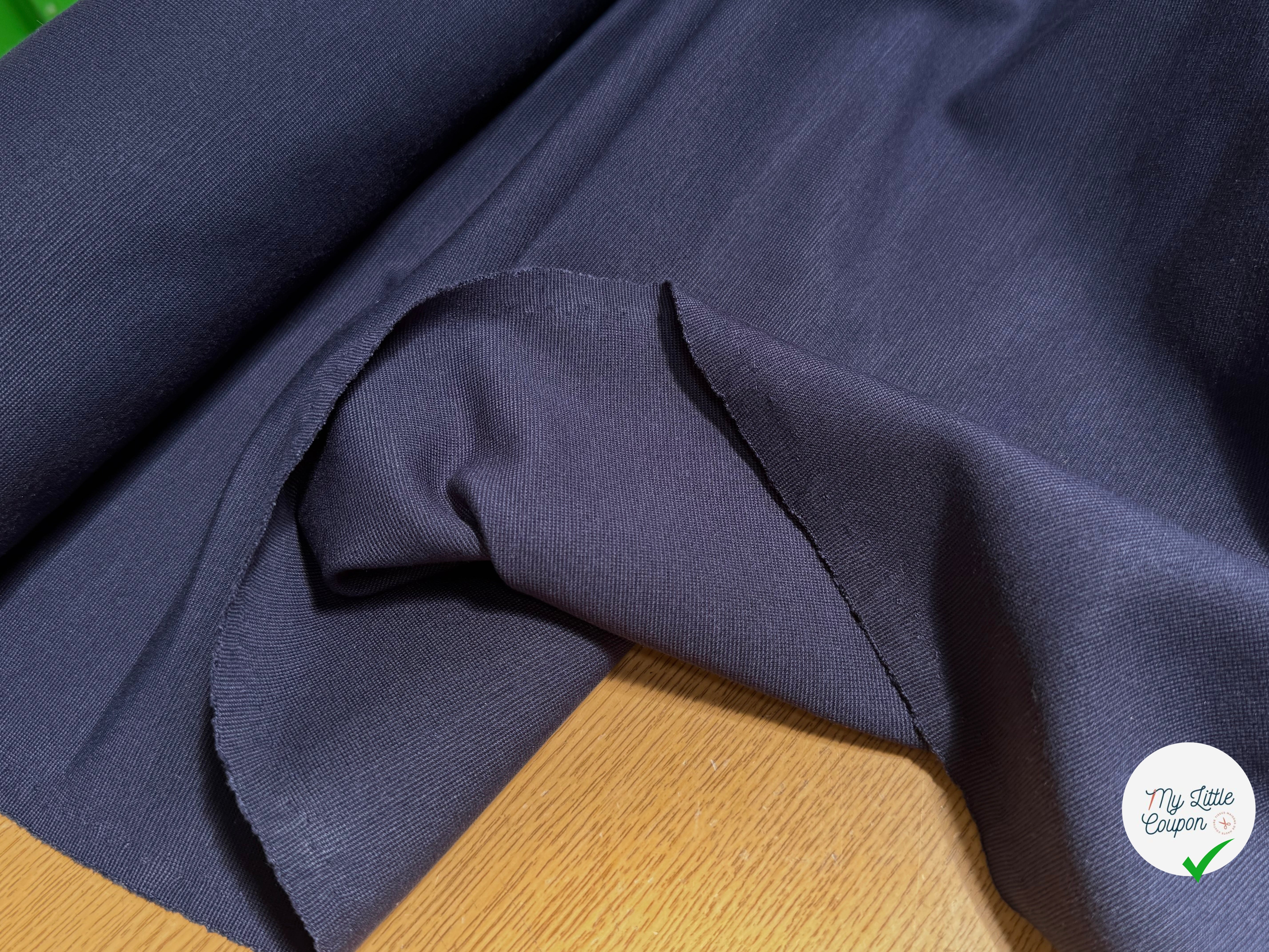MAILLE LOURDE COTON ULTRA STRETCH MARINE - My Little Coupon