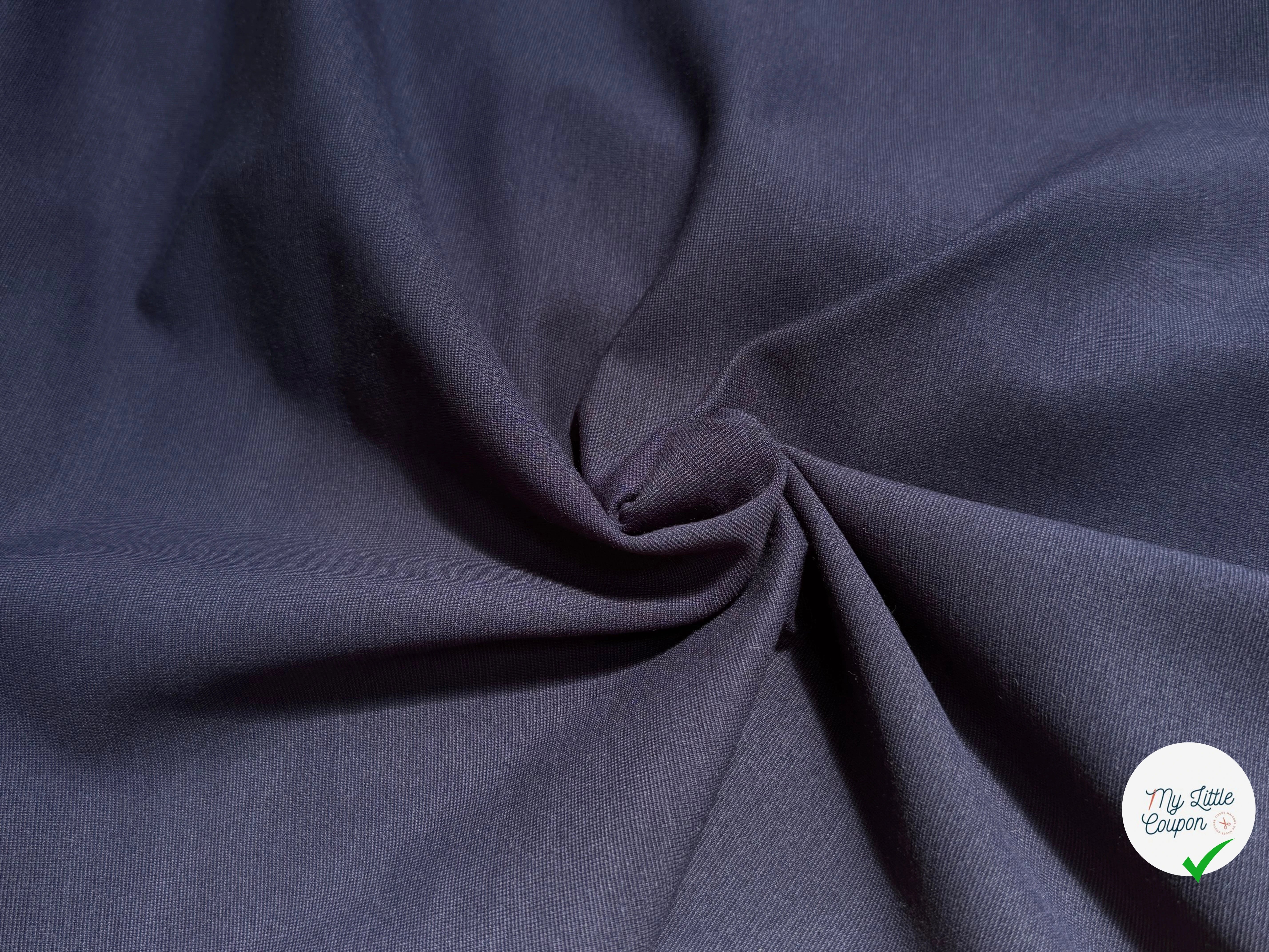 MAILLE LOURDE COTON ULTRA STRETCH MARINE - My Little Coupon