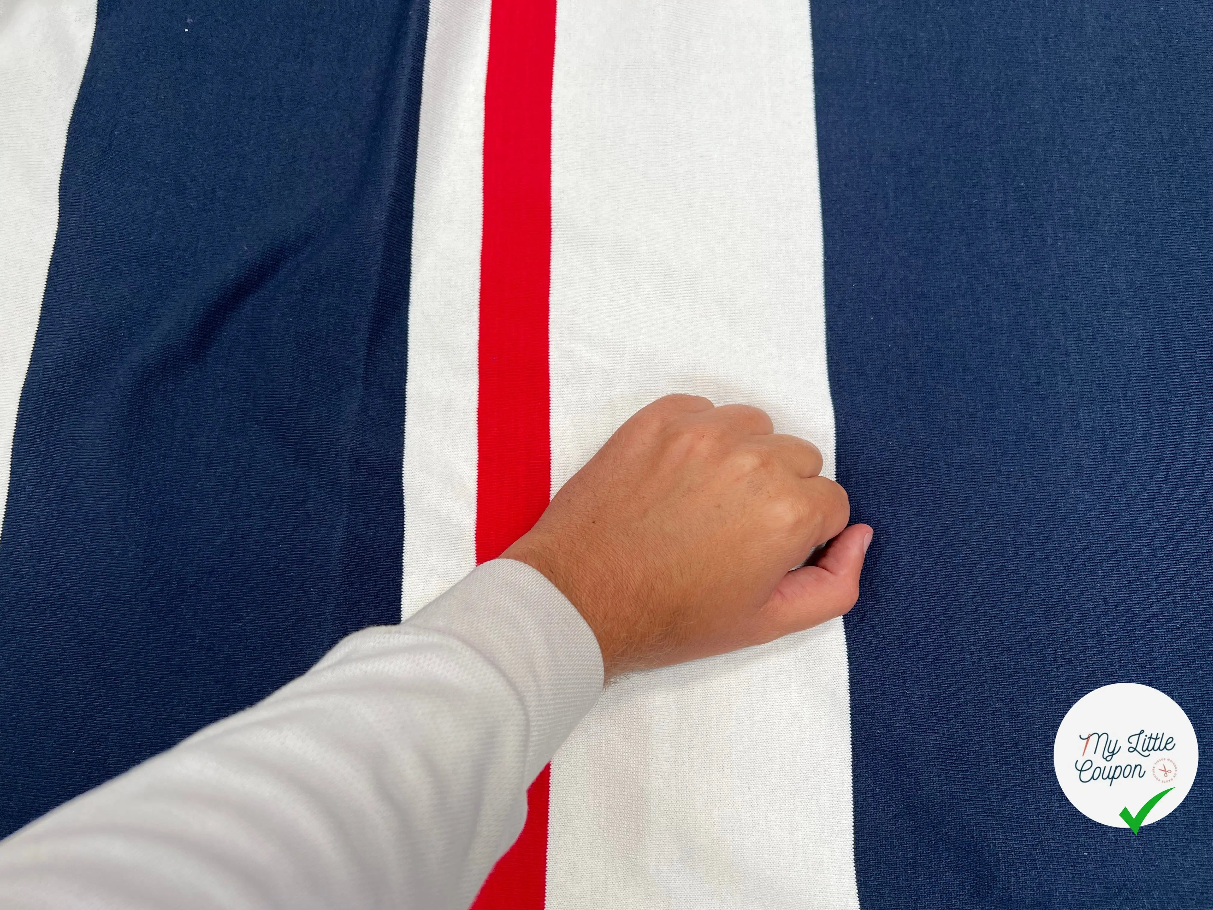 MAILLE LOURDE COTON VIVE LA FRANCE ! - My Little Coupon