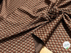 MAILLE LOURDE MOTIFS GÉOMETRIQUES CHOCO MARRON - My Little Coupon