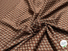 MAILLE LOURDE MOTIFS GÉOMETRIQUES CHOCO MARRON - My Little Coupon