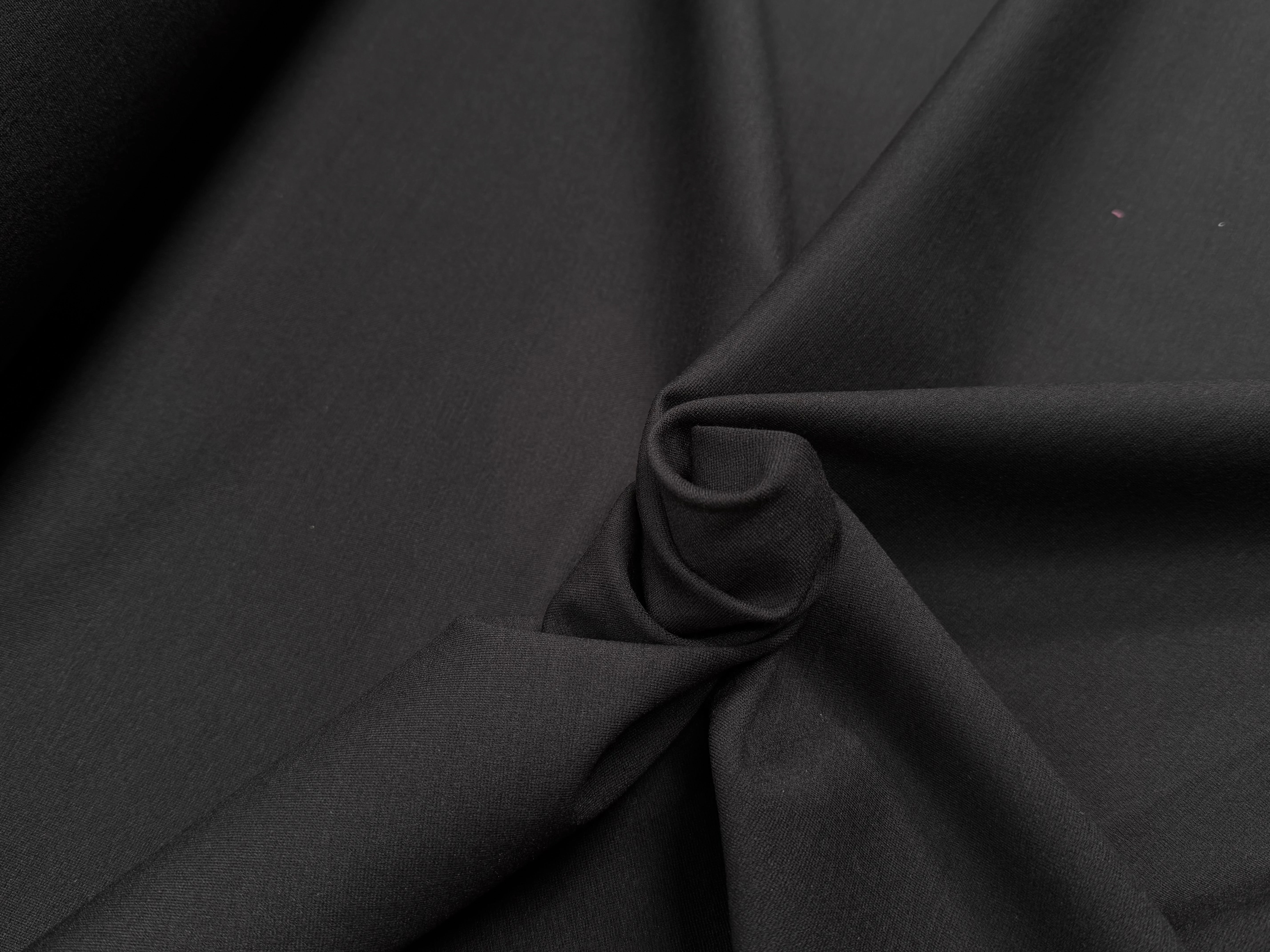 MAILLE LOURDE POLYVISCOSE NOIR 130CM - My Little Coupon