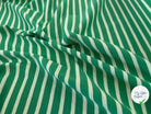 MAILLE LOURDE RAYURES CREME FOND VERT - My Little Coupon