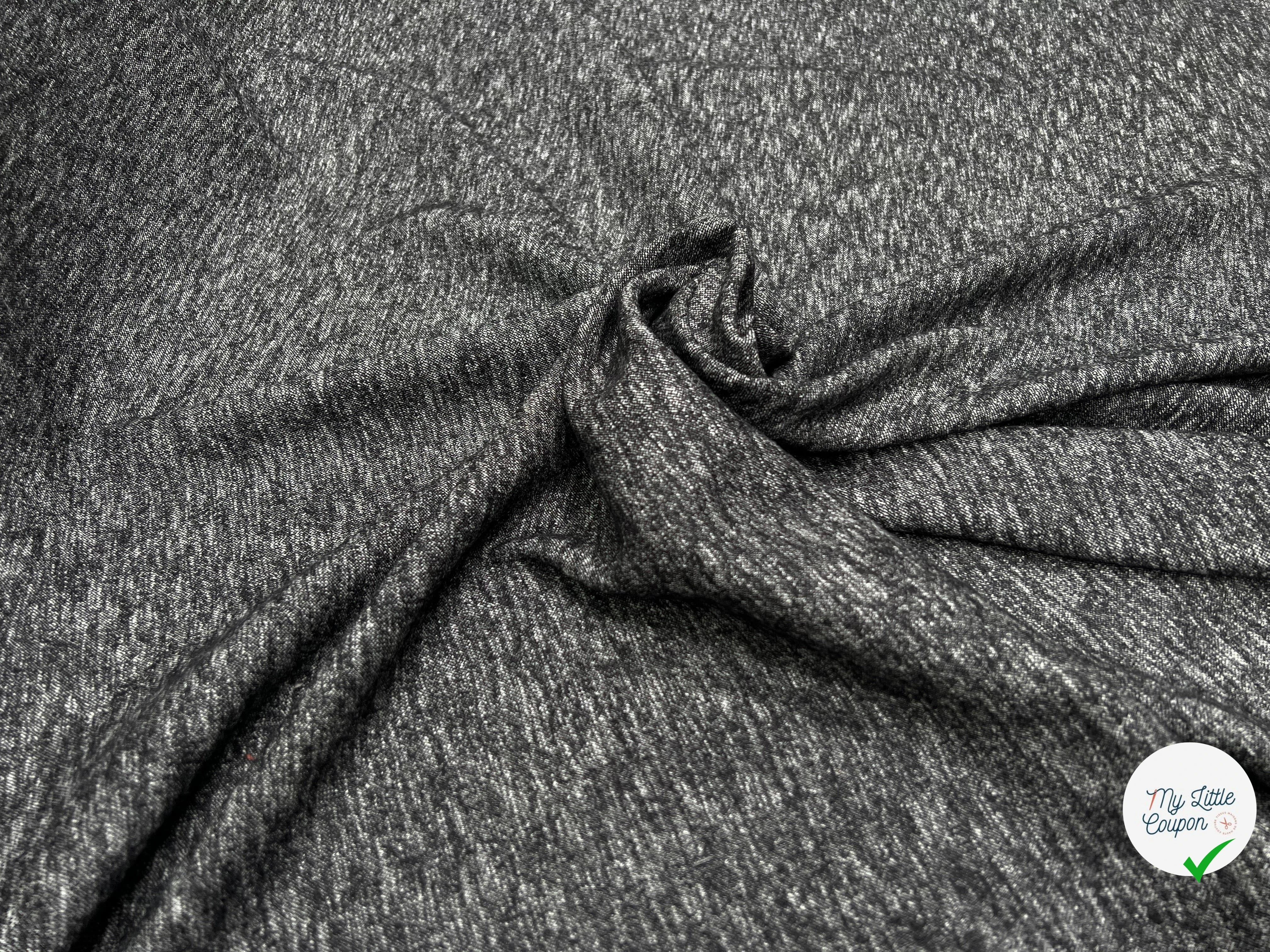 MAILLE LOURDE RÉVERSIBLE NOIRE ET BLANCHE - My Little Coupon