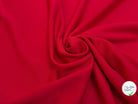 MAILLE LOURDE STRETCH ROUGE LÉGÈREMENT CREPÉE - My Little Coupon