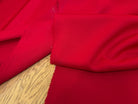 MAILLE LOURDE STRETCH ROUGE LÉGÈREMENT CREPÉE - My Little Coupon