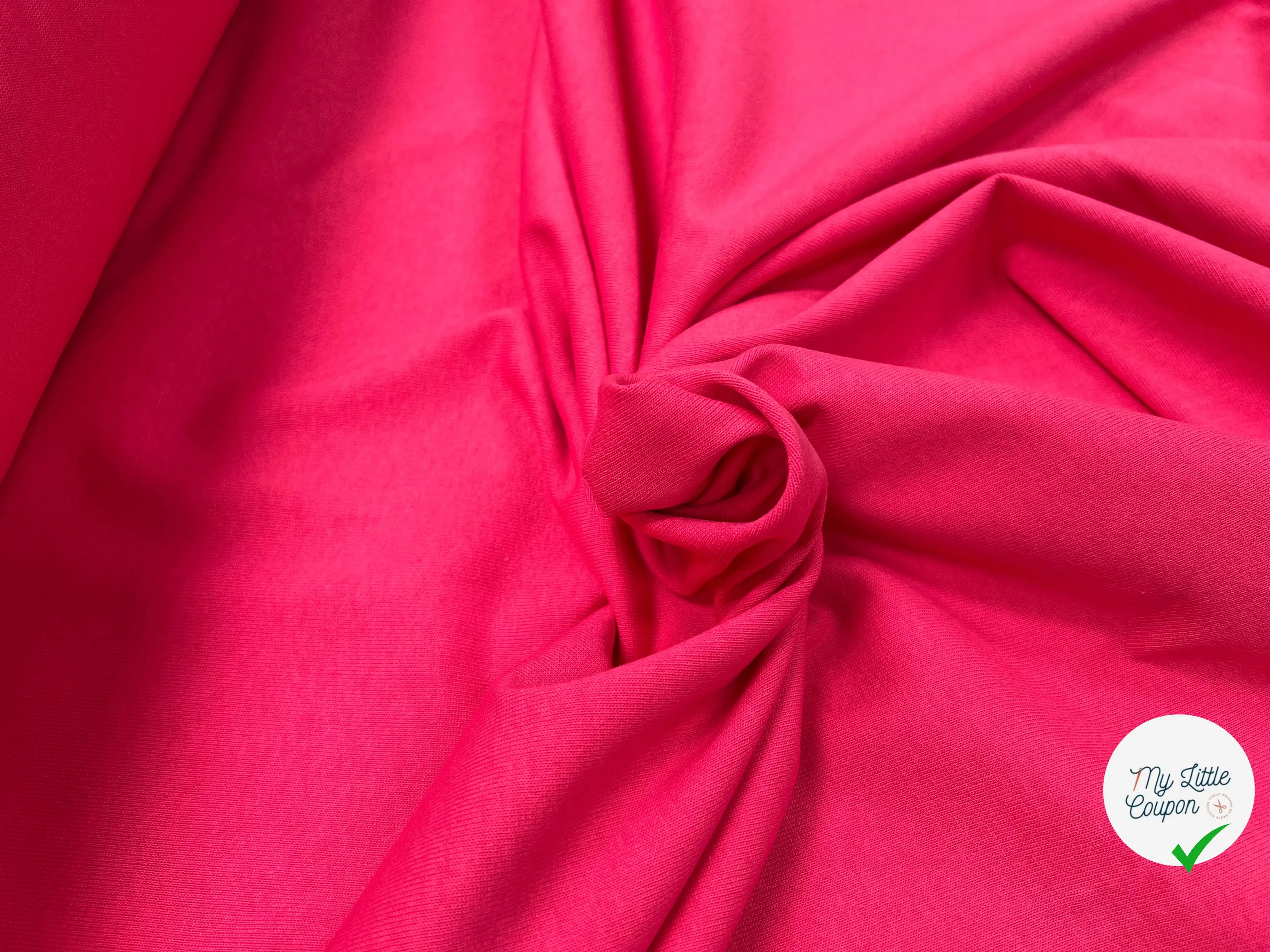 MAILLE LOURDE UNIE ROSE MADE IN FRANCE - My Little Coupon