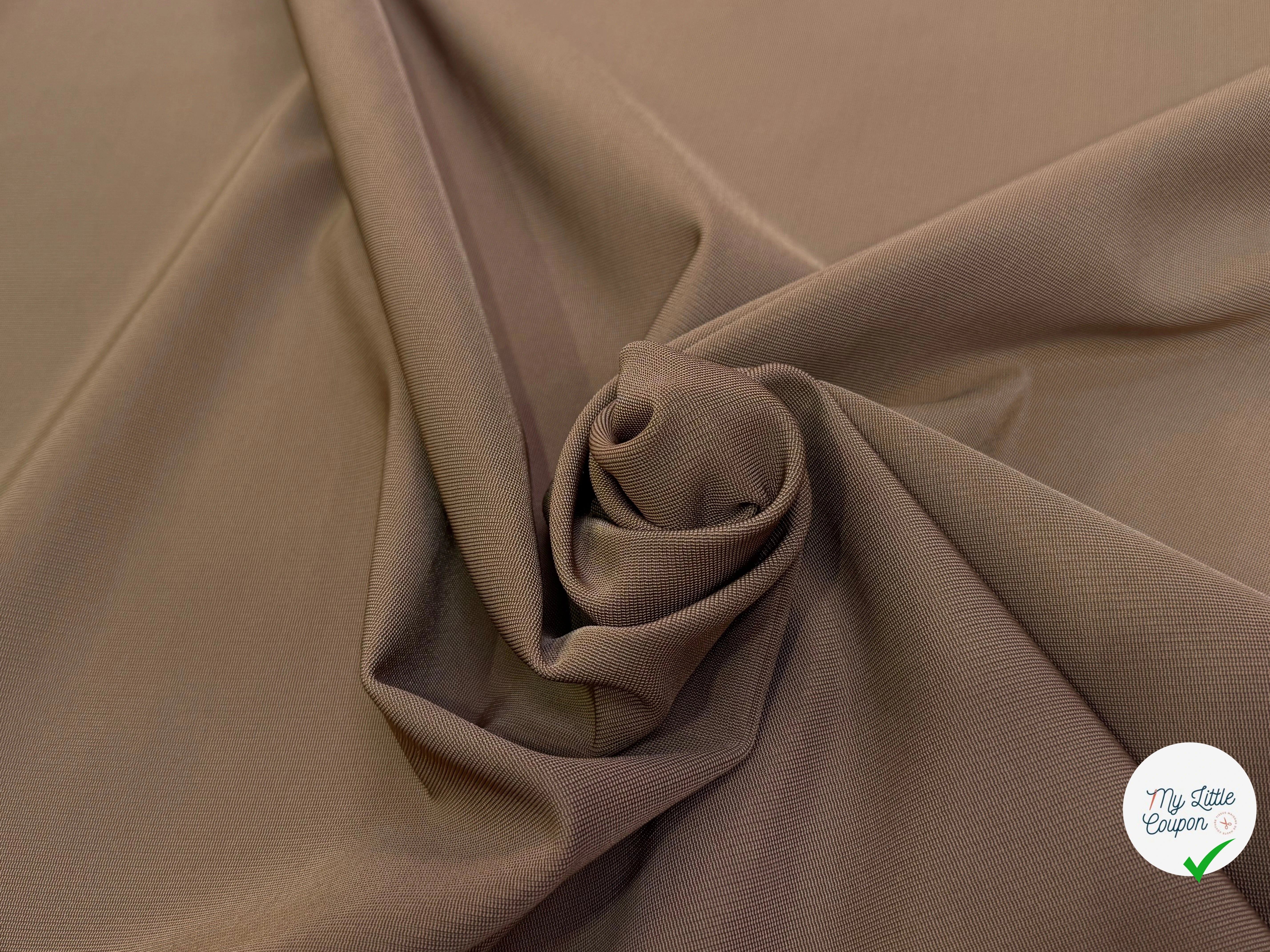 MAILLE LOURDE VISCOSE ÉFFET PIQUÉ BRONZER ULTRA STRETCH BELLE TENUE - My Little Coupon